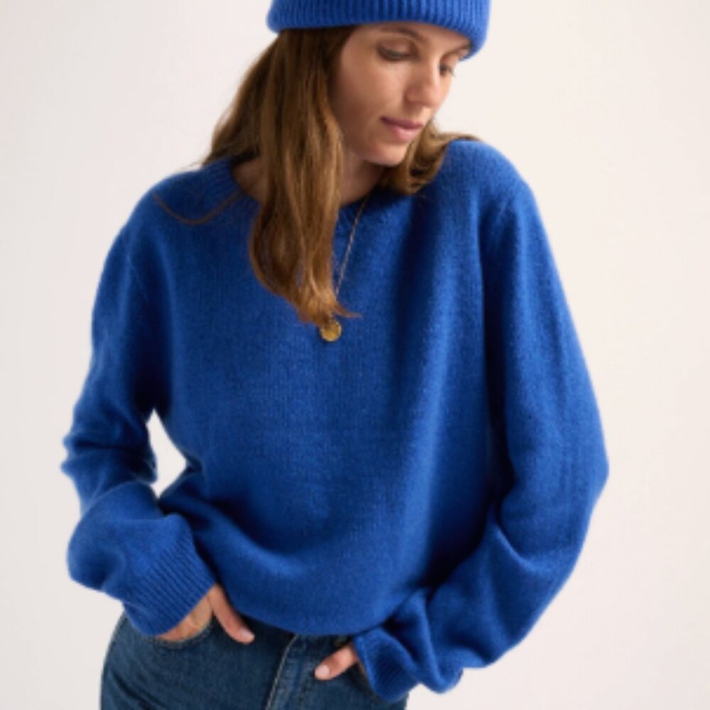Suzie Kondi Kismet Crewneck Sweater in Cashmere - size xs - sold out color